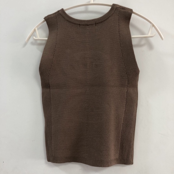 Diesel  Rib knit viscose polyester-blend tank top - Picture 5 of 5